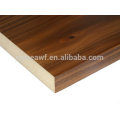 Tablero MDF natural de la chapa, tablero laminado para los muebles decorativos, zócalo del mdf